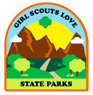 Girl Scouts Love State Parks patch