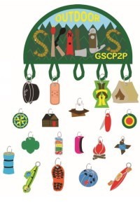 Outdoor Skills Patch with charms