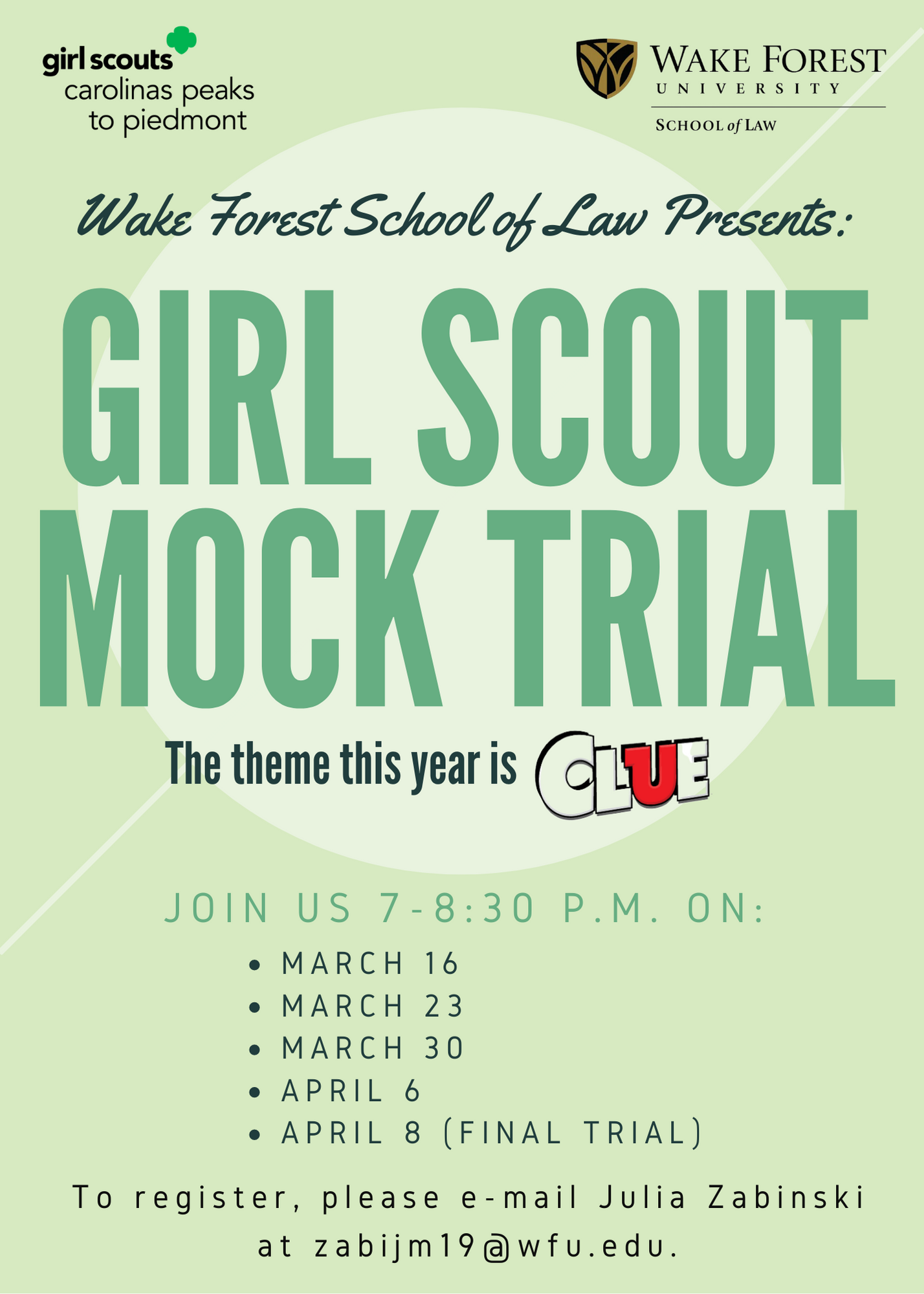 VIRTUAL: Girl Scouts Mock Trial