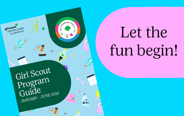 program guide booklet girl scouts carolinas peaks to piedmont